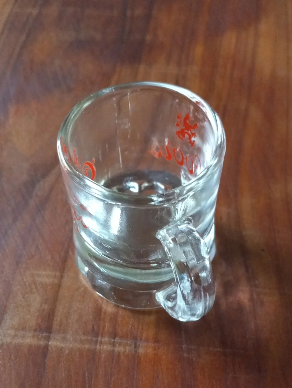 Vintage Coors Beer Mini Mug Shot Glass Federal Shield